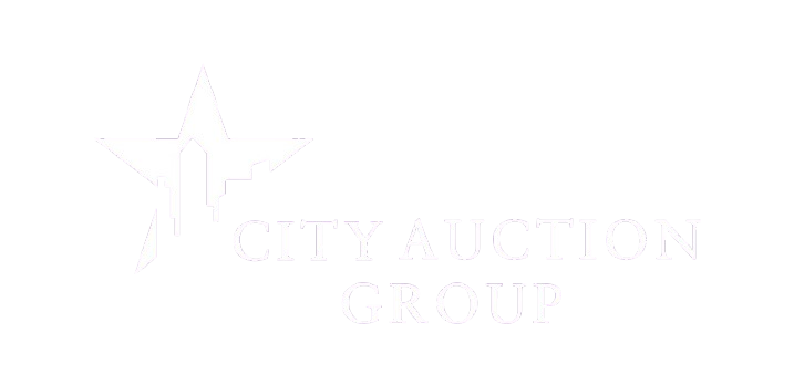 City Auction Group logo in white