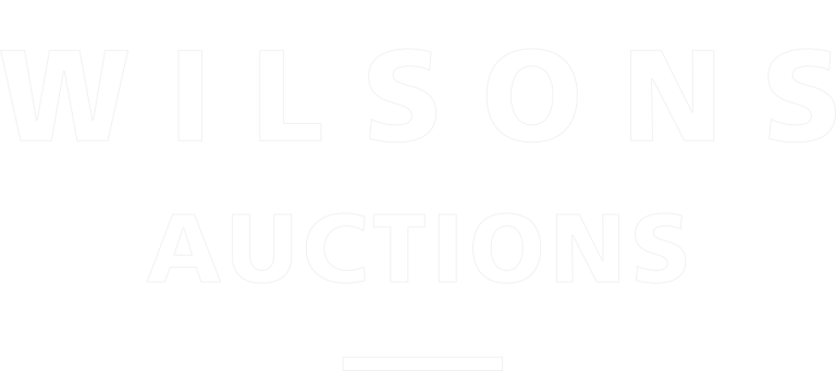 Wilsons Auctions logo in white